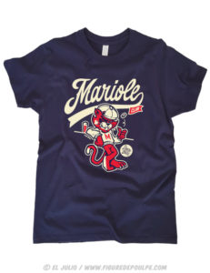 T-shirt Mariole Club Bleu Marine