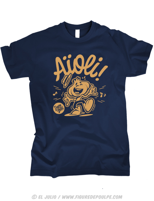 T-Shirt Aïoli Bleu marine