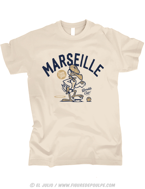 bordilleclubmarseille-ts-creme-tshirt-petanque-teeshirt-serigraphie-marseille-marseillais-humour-illustration-eljulio