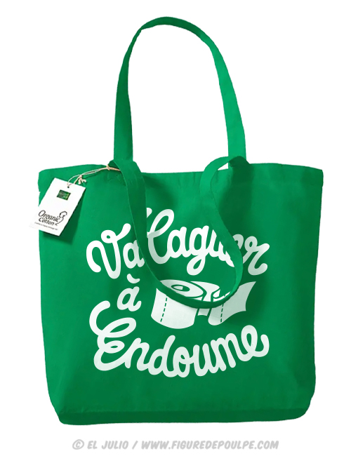 vacagueraendoume-sacshopping-totebag-vert-tshirt-teeshirt-marseille-marseillais-humour-illustration-eljulio-figuredepoulpe