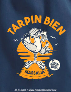 tarpinbien-sacdesport-bleumarine-marseille-marseillais-humour-illustration-eljulio