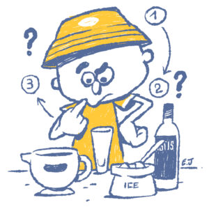pastis de marseille - illustration eljulio - figure de poulpe - tshirts créateur marseillais