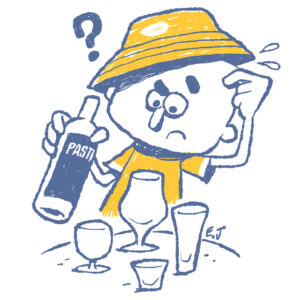 pastis de marseille - illustration eljulio - figure de poulpe - tshirts créateur marseillais