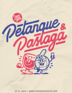 petanque-et-pastaga-tshirt-pétanque-creme-rectoverso-tshirt-teeshirt-marseille-marseillais-humour-illustration-eljulio
